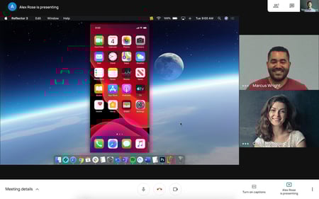 How to Share Your iPhone, iPad and Android Screen with Google Meet